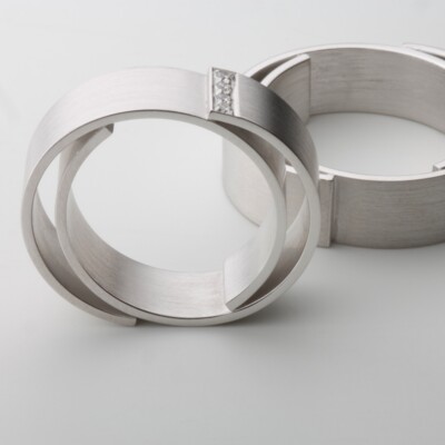 Two wedding band | Atelier Marion Knorr Fine Jewelry, Ludwigsburg Germany
